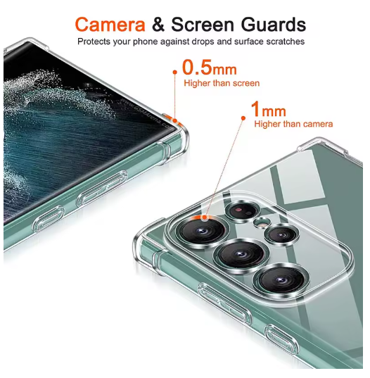 Shockproof Clear Silicone Soft Case