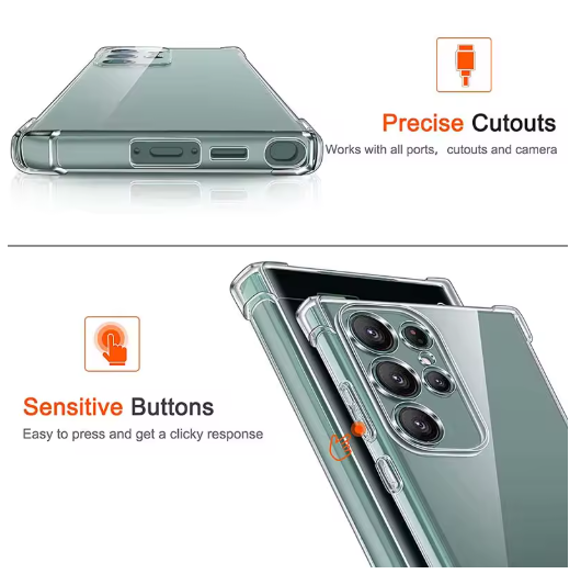 Shockproof Clear Silicone Soft Case
